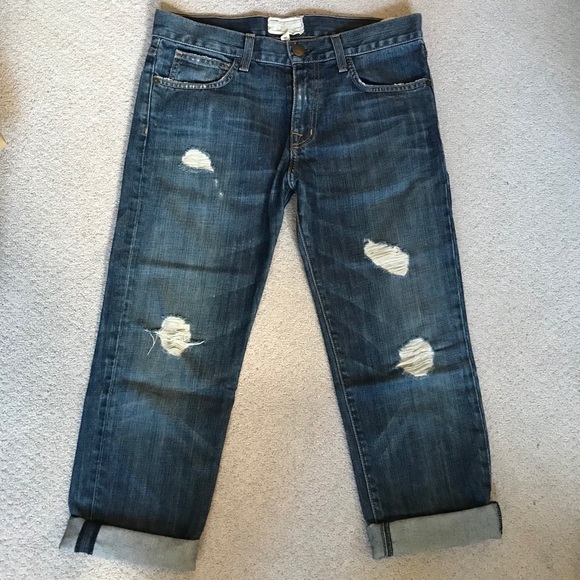 Current Elliott Loved Destroy Boyfriend Jeans - Picture 3 of 6